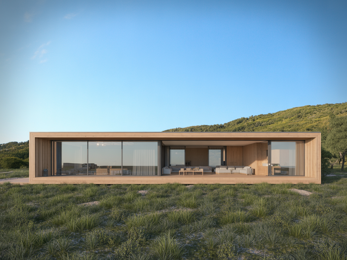 Case in legno moderne